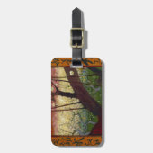 Van Gogh's Japonaiserie nach Hiroshige Gepäckanhänger (Vorderseite vertikal)