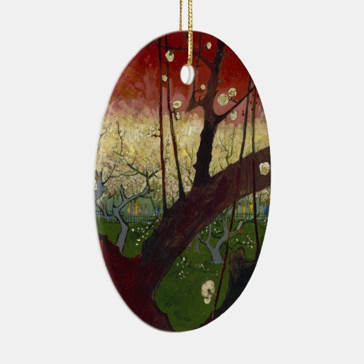 Van Gogh's Japonaiserie nach Hiroshige Keramik Ornament (Rechts)