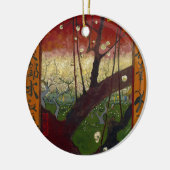 Van Gogh's Japonaiserie nach Hiroshige Keramik Ornament (Links)