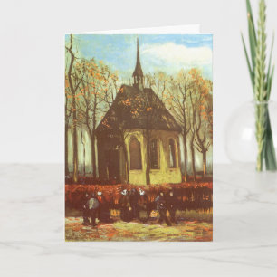 Van Goghs Kapelle in Nuenen Feiertagskarte