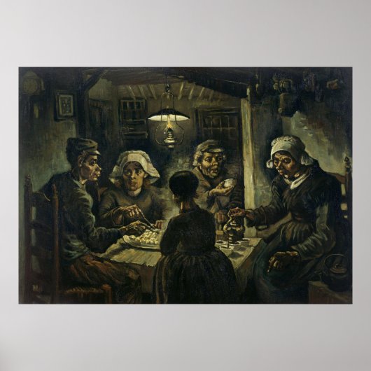 Van Gogh's Kartoffelfresser Poster (Vorne)