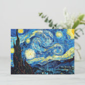 Van Goghs Kunstwerk, Sternennacht, (Stehend Vorderseite)