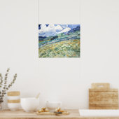 Van Gogh's Landschaft von Saint-Rémy Canvas Print Poster (Küche)