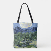 Van Gogh's Landschaftsbild der Olivenbäume Tasche (Rückseite)