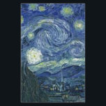 Van Goghs Nacht Briefpapier<br><div class="desc">From the time of his kommt in Arles, 8. Februar 1888, Van Gogh was constantly preoccupy with the representation of night effects. In April 1888, he wroto his brother Theo: "I need a starry night with cypresses or maybe above a field of ripe wheat." In June, he confided to the...</div>