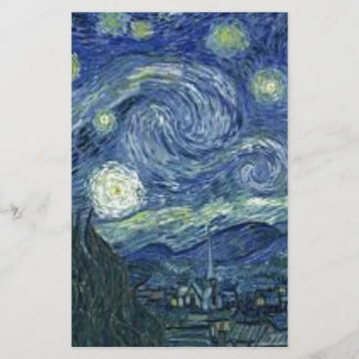 Van Goghs Nacht Briefpapier