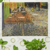 Van Gogh's Night Cafe Geschirrtuch (Gefaltet)