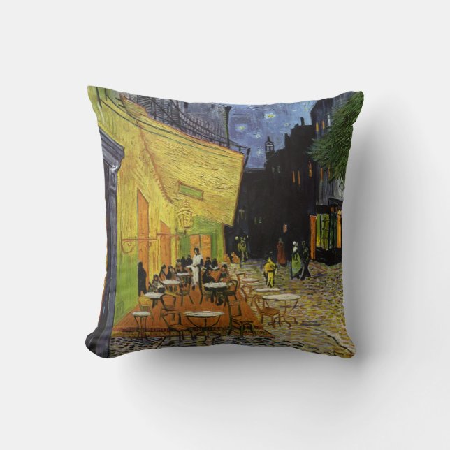 Van Gogh's Night Cafe Kissen (Vorderseite)