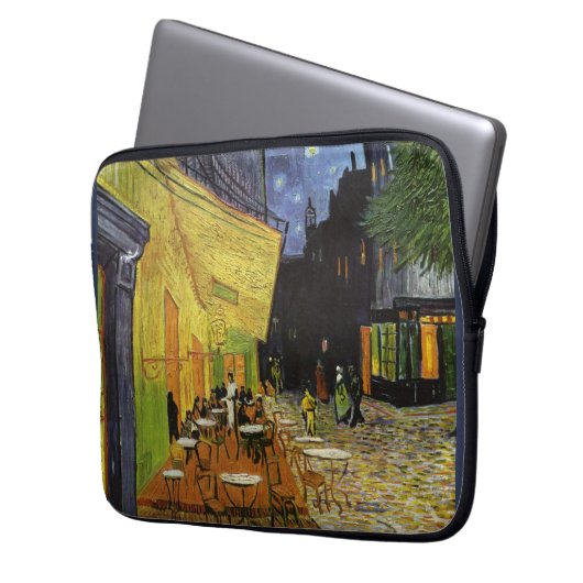 Van Gogh's Night Cafe Laptopschutzhülle (Vorderseite Links)