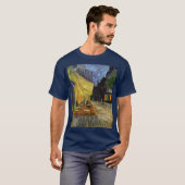 Van Gogh's Night Cafe Navy Blue T-Shirt (Vorne ganz)