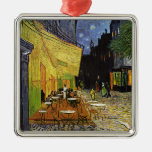 Van Gogh's Night Cafe Ornament Aus Metall