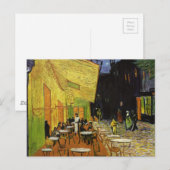 Van Gogh's Night Cafe Postkarte (Vorne/Hinten)