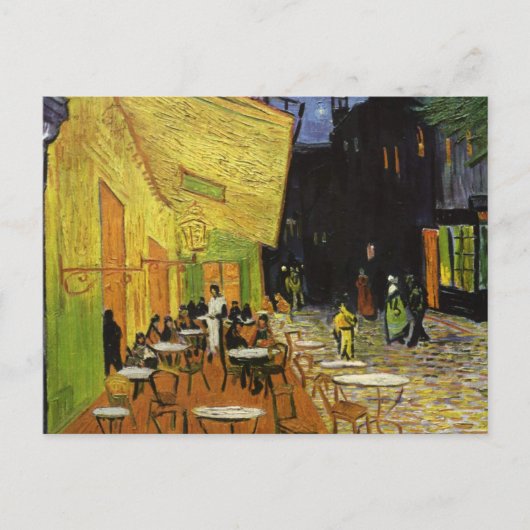 Van Gogh's Night Cafe Postkarte (Vorderseite)