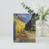 Van Gogh's Night Cafe Postkarte (Stehend Vorderseite)