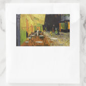 Van Gogh's Night Cafe Rechteckiger Aufkleber (Tasche)