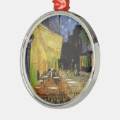 Van Gogh's Night Cafe Silbernes Ornament (Links)
