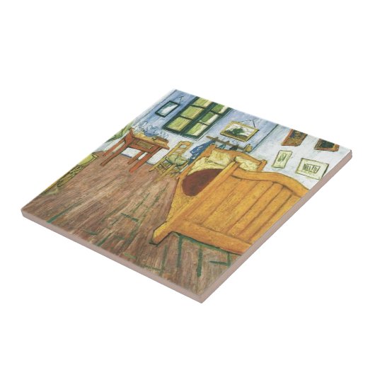 Van Gogh's Schlafzimmer in Arles Fliese (Seite)