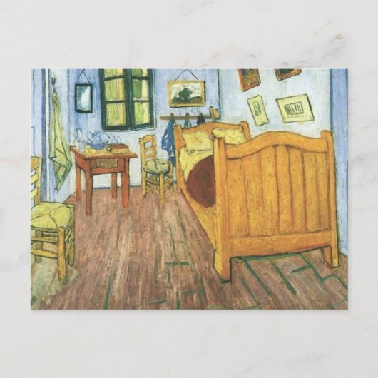 Van Gogh's Schlafzimmer in Arles Postkarte (Vorderseite)