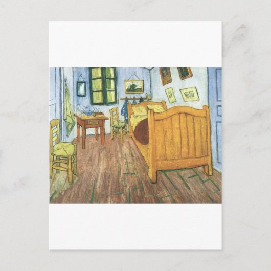 Van Gogh's Schlafzimmer in Arles Postkarte (Vorderseite)