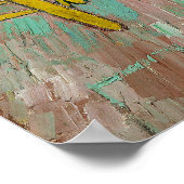 Van Gogh's Schlafzimmer Poster (Ecke)