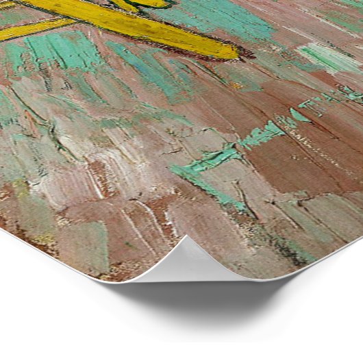 Van Gogh's Schlafzimmer Poster (Ecke)