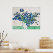 Van Gogh's Schwertlilien Poster (Küche)