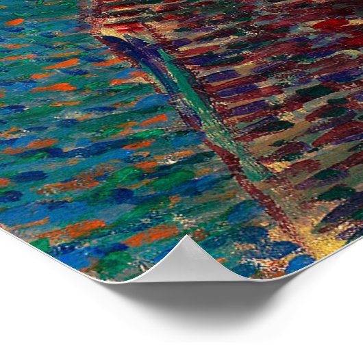 Van Goghs Selbstportrait Poster (Ecke)