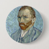 Van Goghs Selbstporträt Button (Vorderseite)
