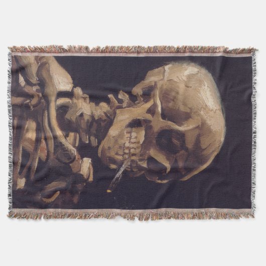 Van Gogh's Skelett mit brennender Zigarette Decke (Vorderseite)