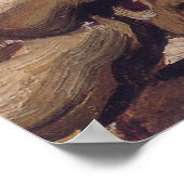 Van Gogh's Skelett mit brennender Zigarette Poster (Ecke)