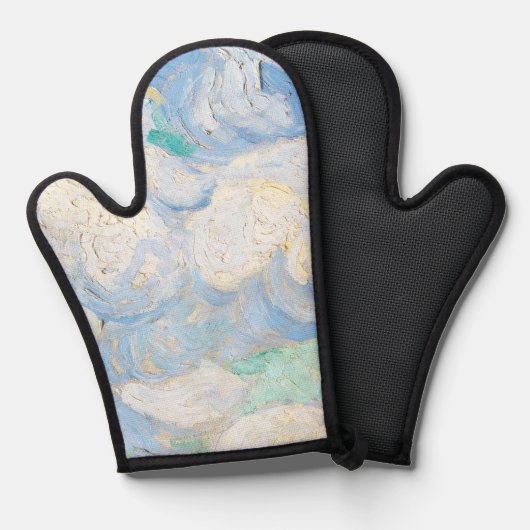 Van Gogh's sky background Ofenhandschuh (Vorderseite/Rückseite)