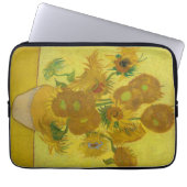 Van Gogh's Sonnenblumen Laptopschutzhülle (Vorderseite)