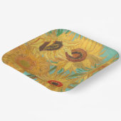 Van Gogh's Sonnenblumen Pappteller (Gewinkelt)