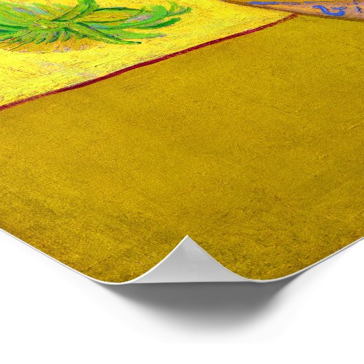 Van Gogh's Sonnenblumen Poster (Ecke)