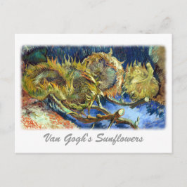 Van Gogh's Sonnenblumen Postkarte