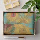 Van Gogh's Sonnenblumen Seidenpapier (Geschenk)