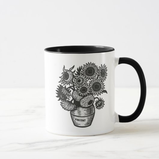 Van Gogh's Sonnenblumen Tasse (Rechts)