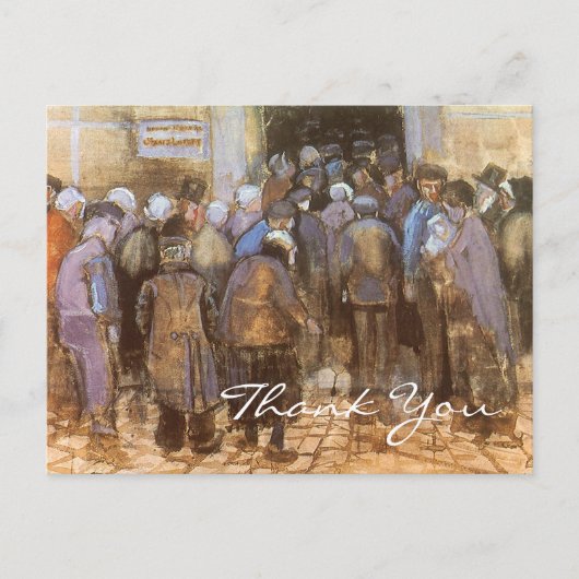 Van Gogh's Staat Lottery Office Postkarte (Vorderseite)