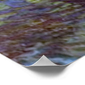 Van Gogh's Starry Blue Night Over Rhone Painting Poster (Ecke)