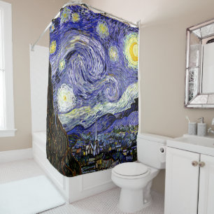 Van Gogh's Starry Night, 1889 Duschvorhang