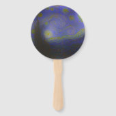 Van Gogh's Starry Night, 1889 Fächer (Rückseite)