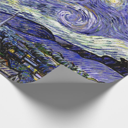 Van Gogh's Starry Night, 1889 Geschenkpapier (Ecke)
