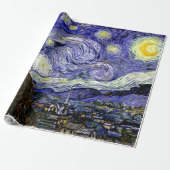 Van Gogh's Starry Night, 1889 Geschenkpapier (Ungerollt)