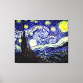 Van Gogh's Starry Night, 1889 Leinwanddruck (Vorderseite)