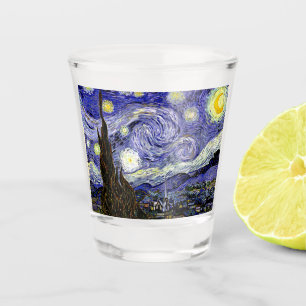 Van Gogh's Starry Night, 1889 Schnapsglas