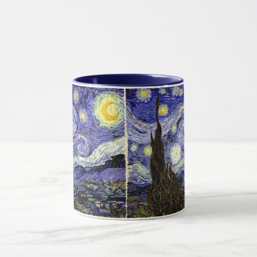 Van Gogh's Starry Night, 1889 Tasse (Zentrum)