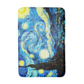 Van Gogh's Starry Night Badematte (Vorderseite Vertikal)