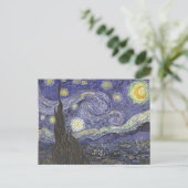 Van Gogh's Starry Night Classic Malerei Postkarte (Stehend Vorderseite)