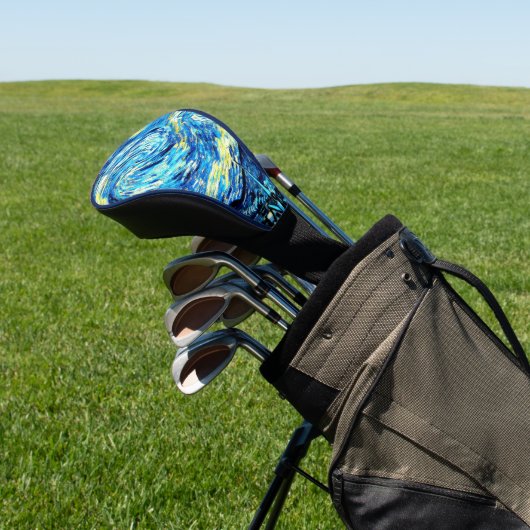 Van Gogh's Starry Night Golf Headcover (In SItu)