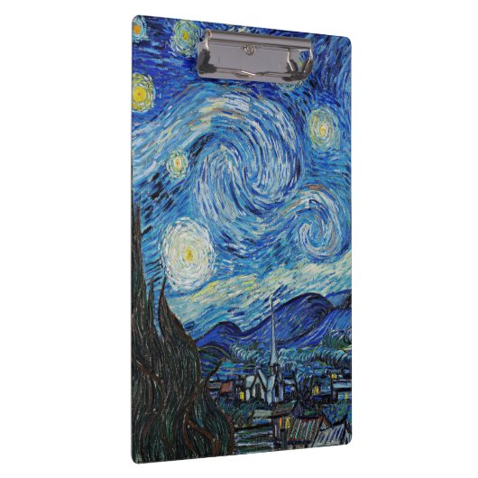 Van Gogh's Starry Night Klemmbrett (Rechts)